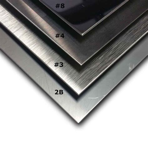 brushed finished stainless steel plate